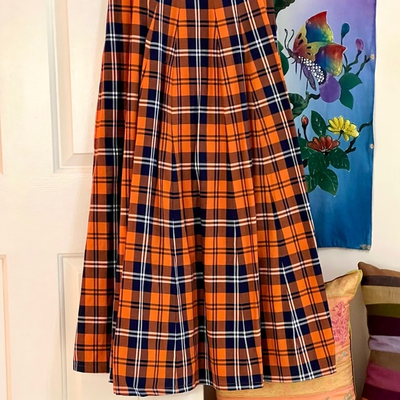 NWOT Staud Wells Maxi Dress Poppy Plaid 🌟Rare🌟 - Picture 11 of 16